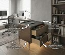 Ver imagem 4 de Mesa de Cabeceira Multifuncional Smart Orion: Carregador por Indução, Led Automático e Soft Close Ct