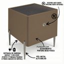 Ver imagem 5 de Mesa de Cabeceira Multifuncional Smart Orion: Carregador por Indução, Led Automático e Soft Close Ct