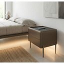 Ver imagem 6 de Mesa de Cabeceira Multifuncional Smart Orion: Carregador por Indução, Led Automático e Soft Close Ct