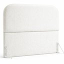Ver imagem 3 de Cabeceira Cama Box Queen 1,60m Orgânica Luma Linho Bege