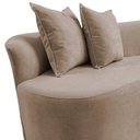 Ver mais imagens de Namoradeira Sofá Feijão Hana 130cm Orgânica Veludo