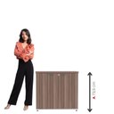 Ver imagem 5 de Armário Baixo para Escritório com 2 Portas Branco/Walnut