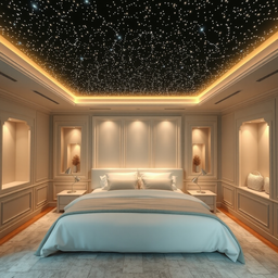 Estrelas no Teto Quarto Bebê Iluminação Fibra Ótica 200 Pts - 17