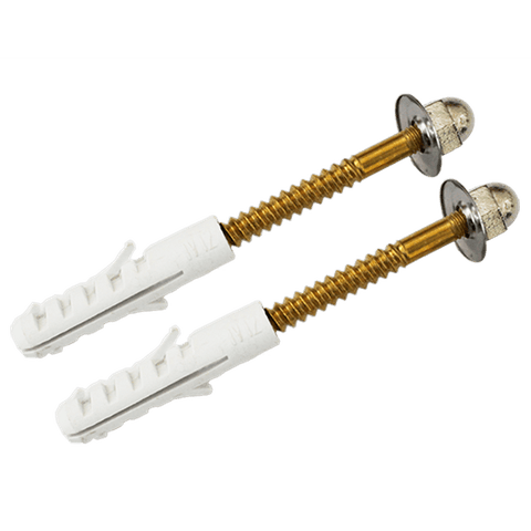 Conjunto 2 Parafusos de Latao N10 P/ Bacia - Japi