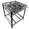 Fogão Industrial 4 Bocas 2 Duplas Baixa Pressão Standard MR Fogões 30x30 P5 - 1
