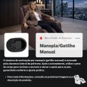 Ver imagem 3 de Poltrona do Papai Reclinável Massagem e Aquecimento Giratório Balanço 2 Porta Copos Gambon Pu Marrom