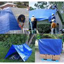 Ver mais imagens de Lona Leve Azul Encerado Carreteiro 12x15 / 15x12 300 micras impermeável com Ilhós - Carga Pesada