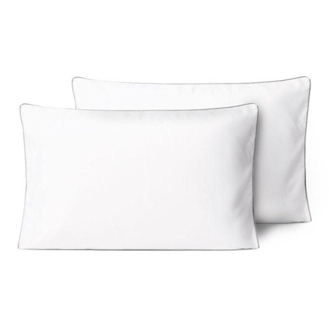 Kit Fronhas Linea Percal 200 Fios 50cm X 70cm 2 Peças - Cinza