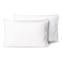 Ver imagem 1 de Kit Fronhas Linea Percal 200 Fios 50cm X 70cm 2 Peças - Cinza