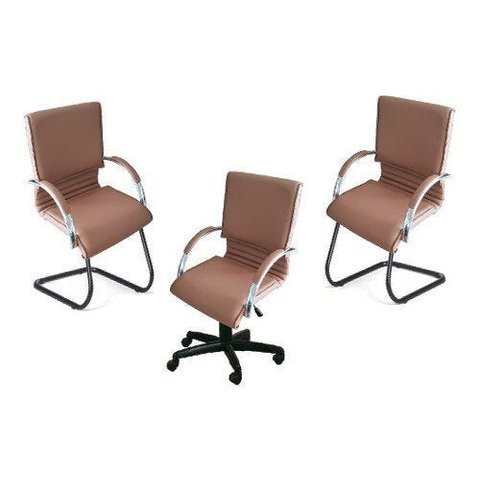 Kit Cadeira Boss 1 Presidente + 2 Interlocução Comprealegre, 100% Nacional