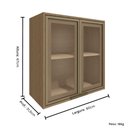 Ver imagem 3 de Armário Aéreo de Cozinha Vitoria 02 Portas 60cm