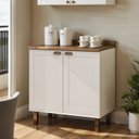 Ver imagem 1 de Armário de Cozinha Modulada Balcão 80cm com Tampo 2 Portas 1529 Iluminata 100% Mdf Genialflex