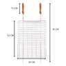 Grelha Dupla Churrasco Peixe Costelão 2 Cabos e Trava Aço - 3