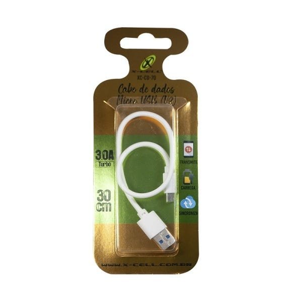 Cabo Usb V8 Turbo 3.0A - 2