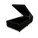 Ver imagem 3 de Box Baú Max Ultra 96cm Solteiro Suede com Estrutura em MDF Preto Maxispuma