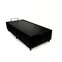 Ver imagem 2 de Box Baú Max Ultra 96cm Solteiro Suede com Estrutura em MDF Preto Maxispuma