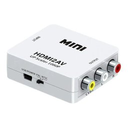 Conversor Adaptador HDMI (Entrada) x Av-Rca (Saída) com Saída de Áudio - 1