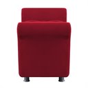 Ver imagem 3 de Recamier Bau Egeo 140x Suede Vermelho - Dominic Decor