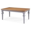 Ver imagem 1 de Mesa de Jantar Manchester 6 Lugares Tampo em MDF Imbuia 200cm Linz Móveis