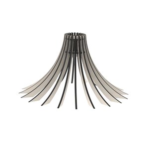 Luminária Teto tipo Pendente em MDF - Completa