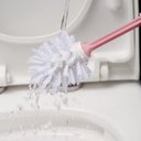 Ver imagem 6 de Escova Sanitária com Suporte e Cabo Longo para Limpeza de Vaso, Banheiro e Lavabo com Gancho