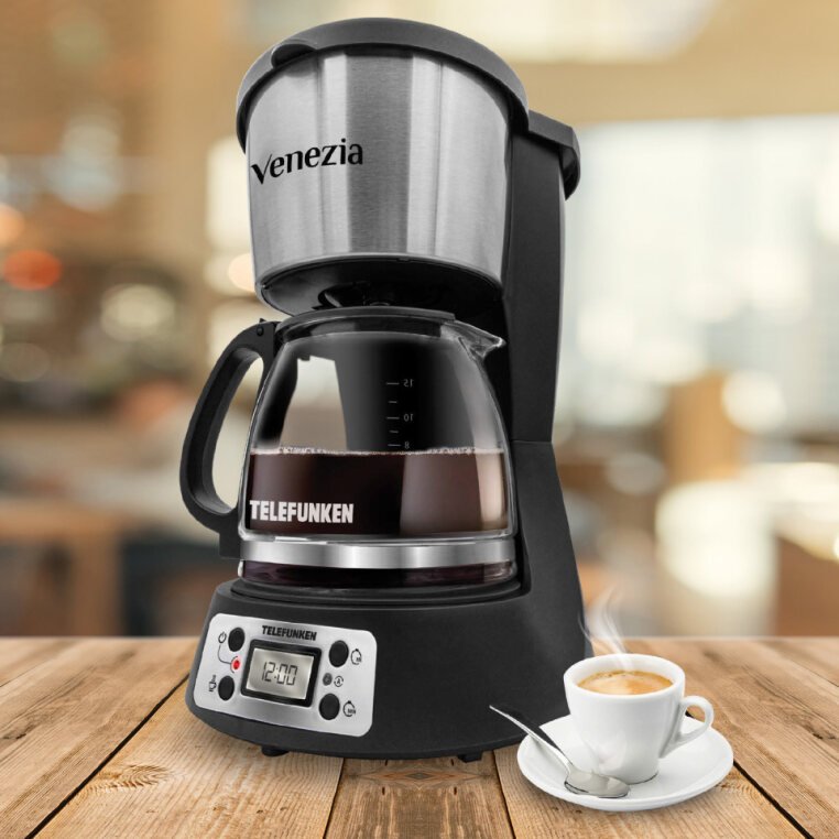 Cafeteira Elétrica Digital 1.5l Telefunken Venezia 220v - 3