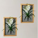 Ver imagem 6 de Kit 4 Orquídeas Dançantes Brancas Artificiais 60cm Flores Decorativas Toque Real Luxo