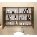 Ver imagem 2 de Espelheira Taj Mahal 100cm Freijó Suspensa