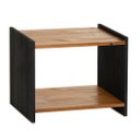 Ver imagem 2 de Mesa de Cabeceira Multiuso Natural & Colors 2 Prateleiras