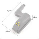 Ver imagem 3 de Luminaria de Armario LED Automatica Dobradiça Lampada Sensor Inteligente Guarda Roupa Porta Iluminaç