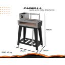 Ver imagem 2 de Churrasqueira Hotbox Parrilla - Grelha Uruguaia - Base Alta