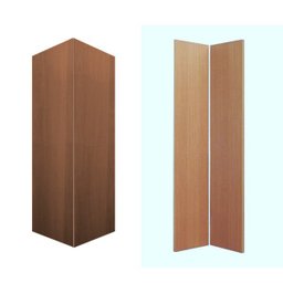 Porta Camarão Lisa HDF Semi-Sólida Curupixá Folha 210x72cm - 1