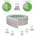 Ver imagem 5 de Painel Ripado Laminado de Eva Autocolante Flexível 10 Metros White com Textura Branca