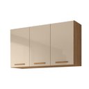 Ver imagem 3 de Armário de Cozinha com Balcão Fortaleza 2 Portas Amêndoa Off White