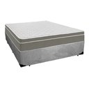 Ver imagem 5 de Cama Box Casal Suede + Colchão Sereneprime Molas Ensacadas 138x188x65 Cinza