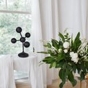 Ver imagem 2 de Escultura Decorativa Esferas em Resina Preto 28cm