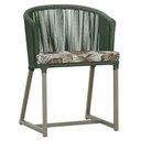 Ver imagem 1 de Cadeira de Jantar Noronha Alumínio Fendi E6 Trama Original Verde