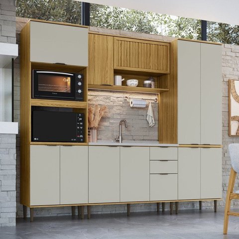 Cozinha Modulada Compacta 4 Peças Copenhague