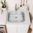 Ver imagem 4 de Tanque 50x40cm Tramontina Hera 34l Inox Escovado Lavanderia