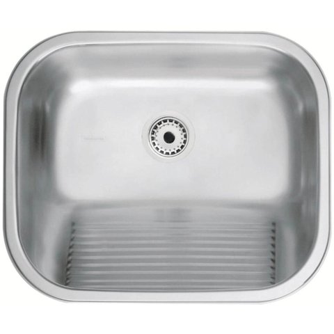 Tanque 50x40cm Tramontina Hera 34l Inox Escovado Lavanderia