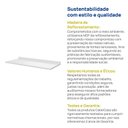 Ver imagem 4 de Tampo para Balcão Planejado Pia 120cm Marselha CabeCasa MadeiraOriginals Branco