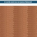 Ver imagem 3 de Mesa De Apoio Gávia Ozki 62 Cm Madeira Eucalipto Amêndoa Junco Natural