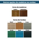 Ver imagem 5 de Mesa De Apoio Gávia Ozki 62 Cm Madeira Eucalipto Amêndoa Junco Natural