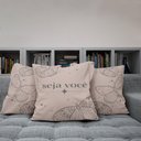 Ver imagem 5 de Kit 3 Capas Almofadas Decorativas Apenas Você 45x45 Id Decor