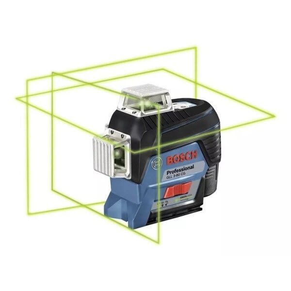 Nível À Laser com 3 Linhas Verdes e Receptor Gll 3-80Cg Bosch - 2