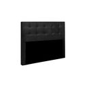 Ver imagem 1 de Cabeceira 160cm Suede Preto Topázio Decor