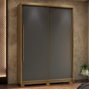 Ver mais imagens de Guarda Roupa Casal 164cm Zane Nature/camarim/alasca Flex V02 - Mpozenato