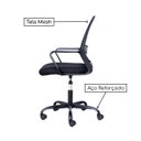 Ver imagem 3 de Cadeira de Escritório Diretor Tela Joy - Cor Preto - 34007