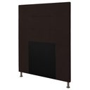 Ver imagem 1 de Cabeceira Cama Box Solteiro 90cm D10 Safira Corano Marrom