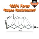 Ver imagem 2 de Varal de Parede Retrátil Aço Sanfonado - 60cm